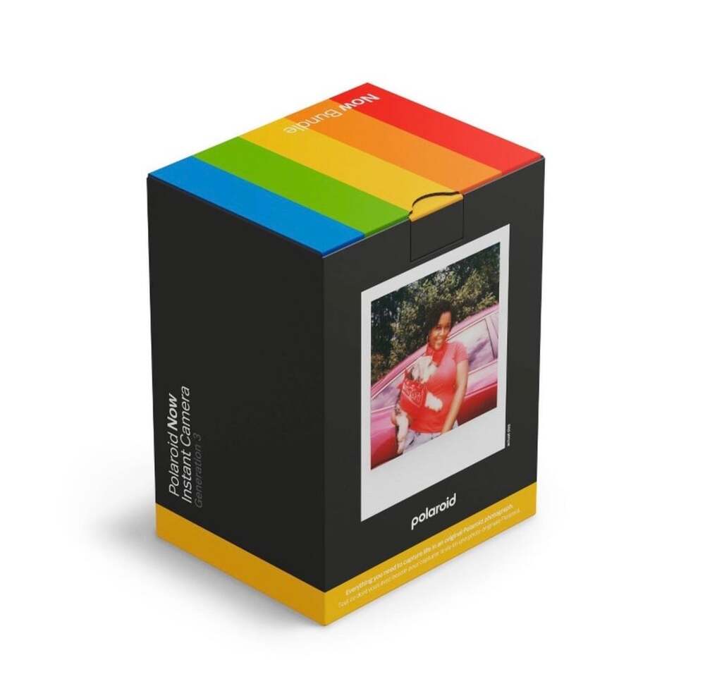 Polaroid Now Generation 3 i-Type Instant Camera - Black with 8 i-Type Color Film - Picture 8 of 8